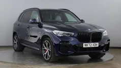Blue Used 2022 BMW X5 M Sport SUV | £47,999 (Fair price)
