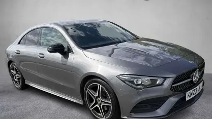Used Mercedes CLA180 AMG line 136 HP (100 kW) 2023 Grey Coupe