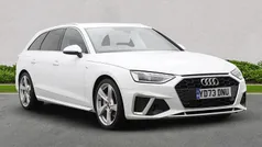 White Used 2023 Audi A4 S-Line Estate | £27,669 (A bit pricey)