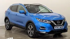 Vivid blue Used 2017 Nissan Qashqai N-Connecta SUV | £11,950 (Fair price)