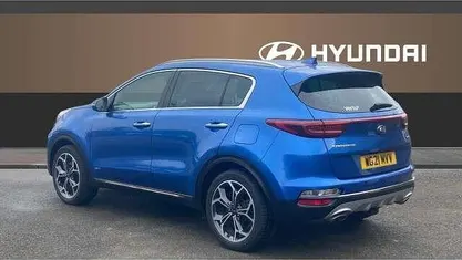 Used Kia Sportage GT-Line 180 HP (132 kW) 2021 Blue SUV