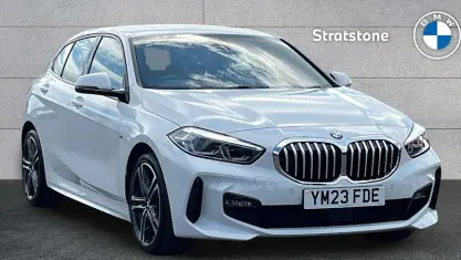 Used BMW 118 M Sport 136 HP (100 kW) 2023 White Hatchback