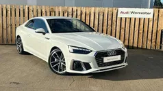 Glacier white metallic Used 2024 Audi A5 S-Line Coupe | £30,990 (Fair price)