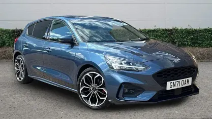 Used Ford Focus ST-Line X 125 HP (91 kW) 2021 Blue Hatchback