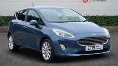 Blue Used 2019 Ford Fiesta Titanium Hatchback | £7,600 (Fair price)