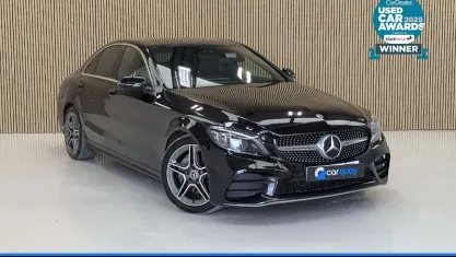 Used Mercedes C220 AMG Line Premium 194 HP (142 kW) 2021 Black Sedan