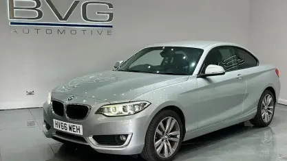 Used BMW 218 Performance 150 HP (110 kW) 2016 Silver Coupe