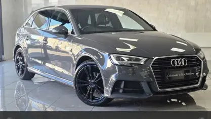 Usado Audi A3 Sportback S-Line 150 HP (110 kW) 2018 Cinzento Citadino