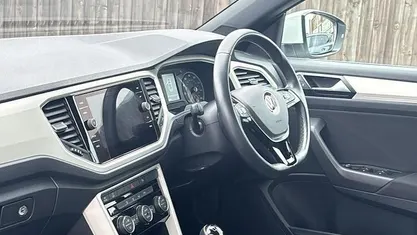 White Used 2021 VW T-Roc Cabriolet Design Cabriolet | £19,699 (Fair price)