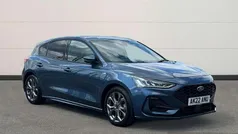 Blue metallic Used 2022 Ford Focus ST-Line Hatchback | £14,059 (Fair price)