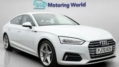 Used Audi A5 Sportback Sport 190 HP (139 kW) 2020 White Hatchback