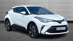 Pure white Used 2022 Toyota C-HR Design SUV | £20,995 (Fair price)