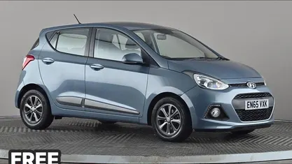 Used Hyundai i10 Premium 87 HP (63 kW) 2015 Blue Hatchback