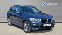 Phytonic blue Used 2021 BMW X3 M Sport SUV | £30,608 (Super price)