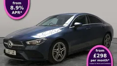 Blue Used 2022 Mercedes CLA180 AMG line Sedan | £22,473 (Good price)