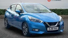 Blue Used 2018 Nissan Micra Acenta Hatchback | £7,941 (Fair price)