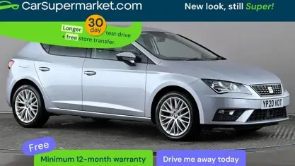 Begagnad Seat Leon SE Dynamic 116 HK (85 kW) 2020 Silver Halvkombi