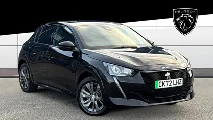 Black Used 2022 Peugeot e-208 Allure Premium Hatchback | £12,810 (Fair price)