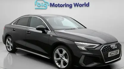 Used Audi A3 S-Line 110 HP (80 kW) 2023 Black Sedan