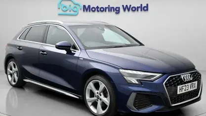 Used Audi A3 Sportback S-Line 150 HP (110 kW) 2023 Blue Hatchback