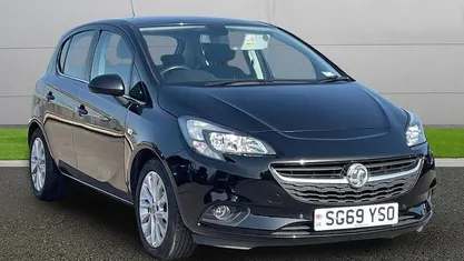 Used Vauxhall Corsa 90 HP (66 kW) 2019 Black Hatchback