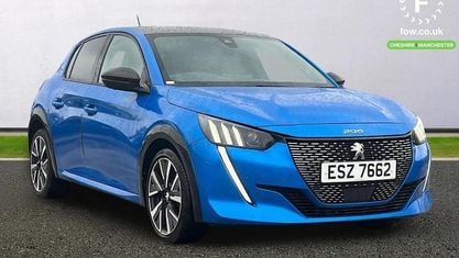 Używany Peugeot 208 GT-line 102 KM (75 kW) 2020 Niebieski Hatchback