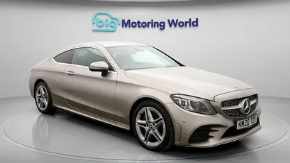Silver Used 2020 Mercedes C300 AMG line Coupe | £18,900 (Good price)