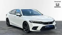 White Used 2022 Honda Civic Advance Hatchback | £24,099 (Fair price)