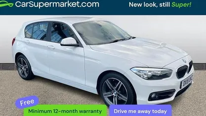 Used BMW 118 Sport Line 136 HP (100 kW) 2019 White Hatchback