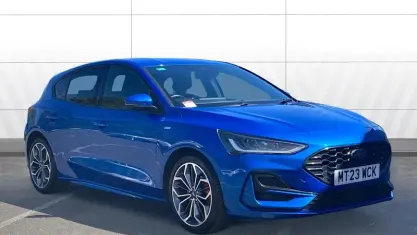 Used Ford Focus ST-Line X 125 HP (91 kW) 2023 Blue Hatchback