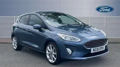 Blue Used 2018 Ford Fiesta Titanium Hatchback | £7,500 (Fair price)