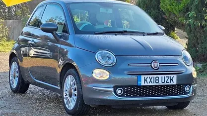 Grey Used 2018 Fiat 500 Lounge Hatchback | £5,795 (Fair price)
