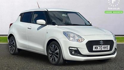 Begagnad Suzuki Swift SZ-T 90 HK (66 kW) 2020 Vit Halvkombi