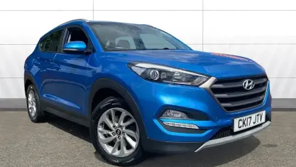Used Hyundai Tucson SE 116 HP (85 kW) 2017 Blue SUV