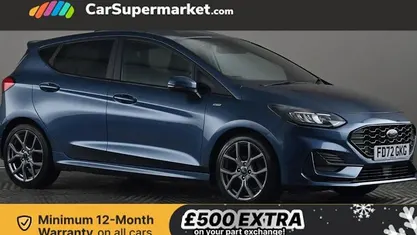 Blue Used 2021 Ford Fiesta ST-Line Hatchback | £9,997 (Fair price)