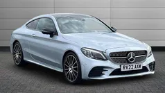 Silver Used 2022 Mercedes C220 AMG line Coupe | £30,995