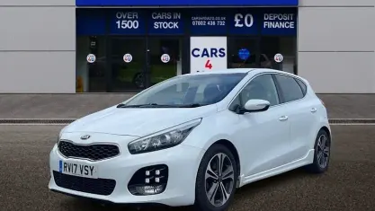 Used Kia Ceed GT-Line 136 HP (100 kW) 2017 White Hatchback