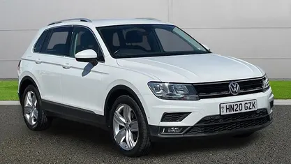 Second-hand VW Tiguan Match 150 CP (110 kW) 2020 Alb SUV