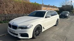 White Used 2019 BMW 520 M Sport Estate | £19,999 (Fair price)