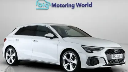 Used Audi A3 Sportback S-Line 110 HP (80 kW) 2022 White Hatchback