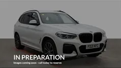 White Used 2021 BMW X3 M Sport SUV | £25,720 (Fair price)