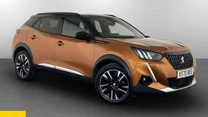 Used Peugeot 2008 GT-line 129 HP (94 kW) 2020 Orange SUV