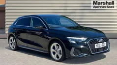 Black Used 2023 Audi A3 S-Line Hatchback | £21,505 (Fair price)