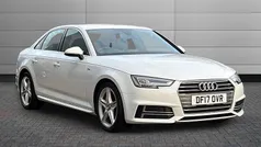 White Used 2017 Audi A4 S-Line Sedan | £16,890 (Fair price)