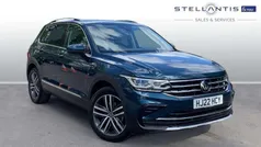 Blue Used 2022 VW Tiguan Elegance SUV | £25,458 (Fair price)
