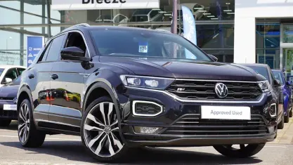 Used VW T-Roc R-line 150 HP (110 kW) 2021 Black SUV