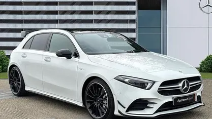 Used Mercedes A35 AMG Premium Plus 306 HP (225 kW) 2022 White Hatchback
