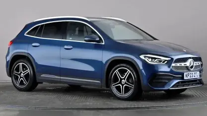 Used Mercedes GLA200 AMG line 163 HP (119 kW) 2022 Blue SUV