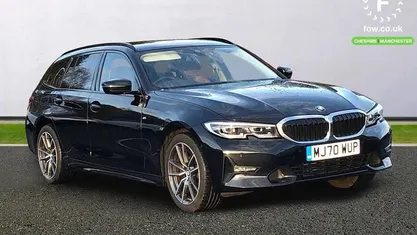 Black Used 2020 BMW 320 Sport Line Estate | £20,999 (Fair price)