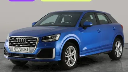 Used Audi Q2 S-Line 150 HP (110 kW) 2020 Blue SUV